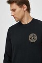 Versace Jeans Couture sweter z domieszką kaszmiru czarny 76GAFM00.CM06H