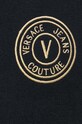 Versace Jeans Couture sweter z domieszką kaszmiru 76GAFM00.CM06H czarny