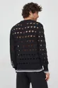 crna Pamučni pulover Versace Jeans Couture
