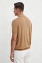 Oblečenie Ľanové tričko BOSS 50511757 béžová