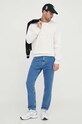 United Colors of Benetton bluza bawełniana 3J68U1009 beżowy SS24