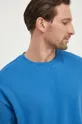 niebieski United Colors of Benetton bluza bawełniana