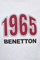 Bombažen pulover United Colors of Benetton 3J68U100F siva
