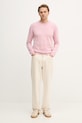 United Colors of Benetton pulover de bumbac 1098U1I76 roz AA00