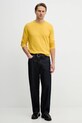 United Colors of Benetton sweter bawełniany 1098U1I76 żółty AA00
