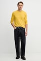 United Colors of Benetton sweter bawełniany 1098U1I76 żółty AA00