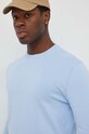 United Colors of Benetton sweter męski bawełniany niebieski 1098U1I76