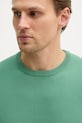 United Colors of Benetton sweter bawełniany zielony 1098U1I76