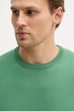 United Colors of Benetton sweter bawełniany zielony 1098U1I76