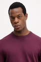 United Colors of Benetton sweter bawełniany bordowy 1098U1I76