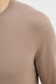 United Colors of Benetton sweter bawełniany 1098U1I76 brązowy