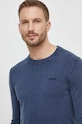 Pulover s dodatkom svile Guess mornarsko plava M4GR06.Z3DN1