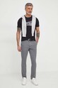 Svetr z hedvábné směsi Guess CHESLEY M4GR06.Z3DN1 šedá AW24