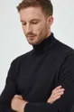 črna Volnen pulover Karl Lagerfeld