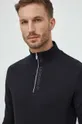 čierna Bavlnené tričko s dlhým rukávom Karl Lagerfeld