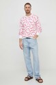 Pulover United Colors of Benetton 1194K107D roza SS24