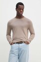 Sisley sweter beżowy 10F2S1C78