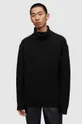 μαύρο Μάλλινο πουλόβερ AllSaints VARID Ανδρικά