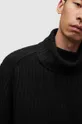 AllSaints gyapjú pulóver VARID fekete