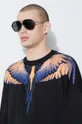 Памучен пуловер Marcelo Burlon Icon Wings Knit Boxy Crew Чоловічий