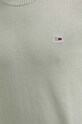 Бавовняний светр Tommy Jeans DM0DM18895 зелений