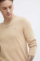 Tommy Jeans sweter bawełniany beżowy DM0DM18895