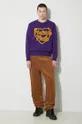 Human Made wool jumper Low Gauge Knit Sweater violet