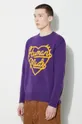 violet Human Made pulover de lana Low Gauge Knit Sweater