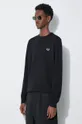 black Fred Perry wool jumper Classic Crew Neck Jumper