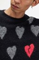 AllSaints maglione in lana AMORE MK010Y nero SS24