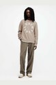 AllSaints sukienka z wełną TIAGO MK011KA beżowy