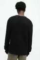 fekete AllSaints pamut pulóver ILLUND
