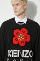 Шерстяной свитер Kenzo Boke Flower Jumper FD65PU4273LD.99J чёрный