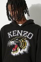 Kenzo cotton sweatshirt Tiger Varsity Slim Hoodie FE55SW1864MF.99J black