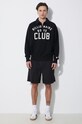Бавовняна кофта Billionaire Boys Club Collared Half Zip Sweater B24125 чорний SS24