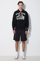 Bavlněná mikina Billionaire Boys Club Collared Half Zip Sweater B24125 černá SS24