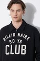 Bavlněná mikina Billionaire Boys Club Collared Half Zip Sweater B24125 černá