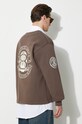 Clothing A Bathing Ape sweatshirt College Badges Sweat Cardigan 1J80113063 brown