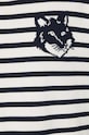 Maison Kitsuné pulover de bumbac Fox Head Intarsia Comfort Striped Jumper MM00803KT1102