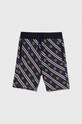 Дитячі бавовняні шорти Guess візерунок темно-синій L4RD01.KA6R3.PPYH