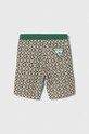 Dětské bavlněné šortky Guess L4RD01.KA6R3.PPYH zelená SS24