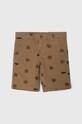 Детские шорты Guess узор бежевый N4RD04.WFY91.PPYH