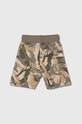 Дитячі бавовняні шорти Guess N4RD06.KA6R3.PPYH зелений SS24