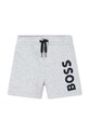 Бавовняні дитячі шорти BOSS casual сірий J50580.67.81