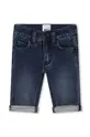 Jeans kratke hlače za dojenčke BOSS modra