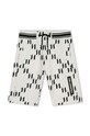 Karl Lagerfeld pantaloni scurți din bumbac pentru copii Z30028.162.174 bej SS24