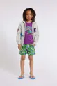 бирюзовый Детские хлопковые шорты Kenzo Kids Для мальчиков