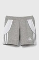 adidas Performance szorty dziecięce TIRO24 SWSHOY aplikacja szary IS1005