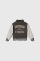 Abercrombie & Fitch geaca bomber pentru copii KI232.4003 gri SS24