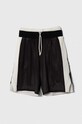 Sisley pantaloni scurti copii casual negru 3IENX900K.G.Seasonal